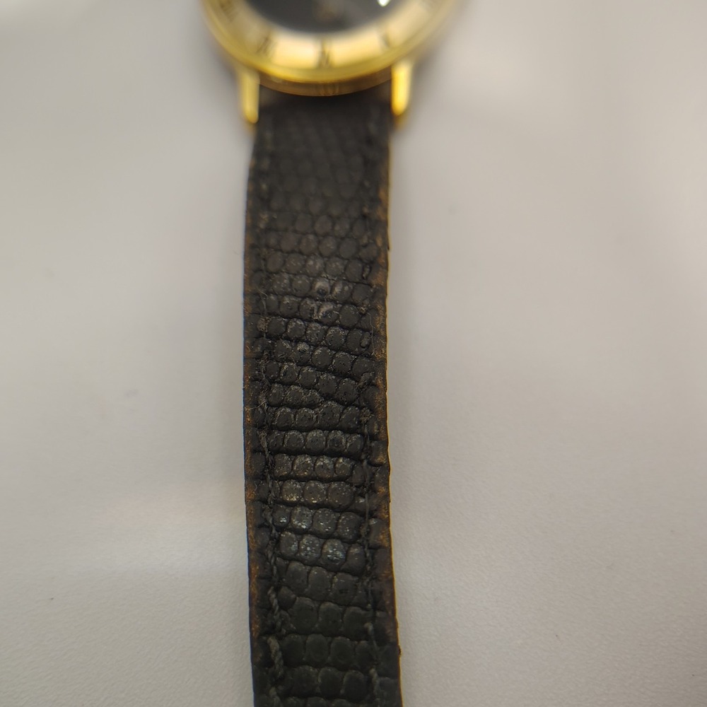 Vintage 1992 Authentic‎ GUCCI 3001L Swiss Womens Quartz Watch Lizard Skin band - Picture 6 of 11